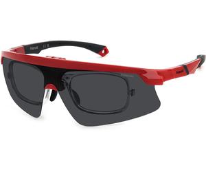 Polaroid PLD7056/CI/S C9A/M9 Polarized, Polarizzato, Rosso, Plastic, Uomini occhiali da sole 99