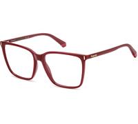 Polaroid PLDD537 C9A, Rosso, ECO plastic, Donne occhiali 55