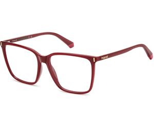 Polaroid PLDD537 C9A, Rosso, ECO plastic, Donne occhiali 55