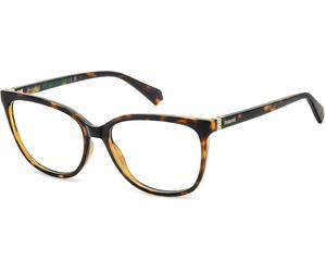 Polaroid PLDD544 086, Avana, ECO plastic, Donne occhiali 56