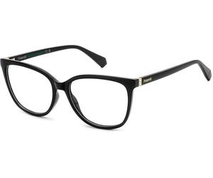 Polaroid PLDD544 807, Nero, ECO plastic, Donne occhiali 56