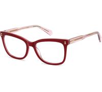 Polaroid PLDD586 C9A, Rosso, ECO acetate, Donne occhiali 54