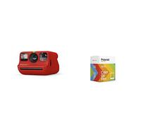 Polaroid - Polaroid Go Instant Mini Camera - Rosso (9071) & Go Pellicola Istantanea - Confezione Doppia - 6017