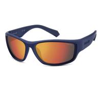 Occhiali da Sole Polaroid PLD 2166/S Matte blue red 62/17/130 Uomo