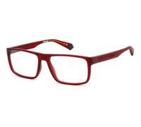 Polaroid Unisex PLD D532 0Z3 Montature da vista Bio Poliammide Rosso Squadrata