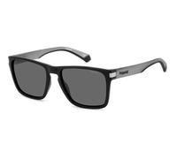 POLAROID PLD 2139/S Occhiali da sole da uomo Nero e Grigio Opaco