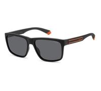 Polaroid Uomo PLD 2149/S 8LZ/M9 Occhiali da sole Policarbonato Nero Grigio Squadrata Polarizzata