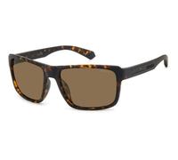 Polaroid Uomo PLD 2158/S HGC/SP Occhiali da sole Policarbonato Havana Marrone Geometrica Polarizzata
