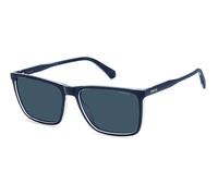 Polaroid Uomo PLD 4180/S OXZ/C3 Occhiali da sole Policarbonato Blu Blu Squadrata Polarizzata