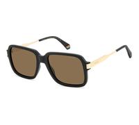 Polaroid Uomo PLD 6220/S/X 003/SP Occhiali da sole Plastica Nero Marrone Squadrata Polarizzata