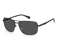 Polaroid Uomo PLD 2119/G/S 807/M9 Occhiali da sole Acciaio Nero Grigio Squadrata