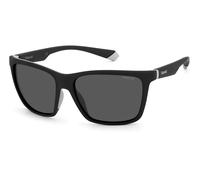 Polaroid Uomo Polaroid PLD 2126/S 08A/M9 Occhiali da sole Plastica Nero/Grigio Grigio Squadrata
