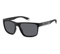 Polaroid Uomo Polaroid PLD 2157/S 003/M9 Occhiali da sole Plastica Nero Grigio Squadrata Polarizzata