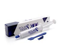 Polartherm Pasta termica X-10 per CPU e GPU, 40 grammi, con aiuto applicativo, alta conducibilità termica, lunga durata, applicazione sicura, non conduttiva