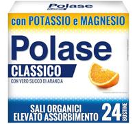Polase Classico, Integratore Magnesio e Potassio, Gusto Arancia, 24 Bustine
