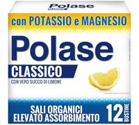 Polase Classico, Integratore Magnesio e Potassio, Gusto Limone, 12 Bustine