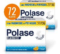 Polase Classico Magnesio e Potassio Integratore Alimentare Sali Minerali Gusto Arancia 36 + 36 Bustine