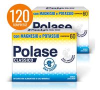 Polase Classico Magnesio e Potassio Integratore Alimentare Sali Minerali senza zucchero 60+60 compresse