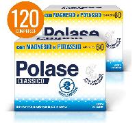 Polase Classico Senza Zucchero Integratore Stanchezza e Fatica Fisica con Magnesio e Potassio 60 + 60 Compresse