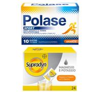 Polase Kit Sport Bustine + Supradyn Magnesio e Potassio Integratore Vitamine Minerali
