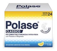 Polase Classico Integratore Sali Minerali Magnesio Potassio Gusto Limone, 24 Bst
