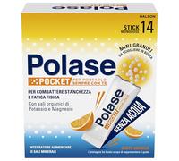 POLASE Integratore alimentare Polase Pocket Magnesio e Potassio Gusto Arancia 14 stick monodose