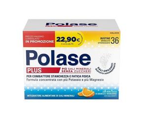 Polase Polase Plus 36 Bustine Granulato Effervescente Gusto Arancia e Mandarino