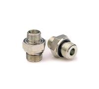 POLBERIS Nipplo metrico 1 1/2 '' - M36x2 raccordo dritto in acciaio BSP, riduzione, adattatore raccordo dritto vite ad alta pressione riduttore capezzolo