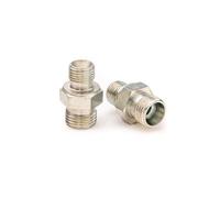 POLBERIS Nipplo metrico 1/4'' - M14 x 1,5 raccordo dritto in acciaio BSP, riduzione, adattatore raccordo dritto vite ad alta pressione riduttore capezzolo