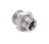 POLBERIS Nipplo metrico 3/4'' - M20 x 1,5 raccordo dritto in acciaio BSP, riduzione, adattatore raccordo dritto vite ad alta pressione riduttore capezzolo