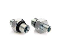 POLBERIS Nipplo metrico 3/4'' - M22 x 1,5 raccordo dritto in acciaio BSP, riduzione, adattatore raccordo dritto vite ad alta pressione riduttore capezzolo