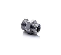 POLBERIS Nipplo metrico 3/8'' - M12 x 1,5 raccordo dritto in acciaio BSP, riduzione, adattatore raccordo dritto vite ad alta pressione riduttore capezzolo