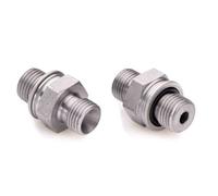 POLBERIS Nipplo metrico 3/8''- M18 x 1,5 raccordo dritto in acciaio BSP, riduzione, adattatore raccordo dritto vite ad alta pressione riduttore capezzolo