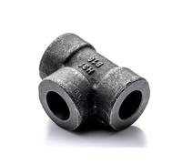 POLBERIS Raccordo a T da 1/2" saldatura a presa A105 kl.6000 accoppiatore a saldare in acciaio per caldaia in acciaio P245GH, P285GH classe di pressione 3000 standard ANSI B16.11