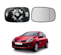 Polcar Specchietto Retrovisore per Renault, Compatibile con CLIO III, MEGANE II, SCENIC, Riscaldabile, Asferico, Vetro Cromato, Montaggio Esterno, Sia Sinistro che Destro