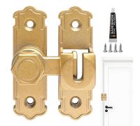 Polch della porta: attraenti della porta del gancio di sicurezza di sicurezza senza bevanda | Hardware di blocco di sicurezza interno in metallo utile per la camera da letto della cucina Bagno