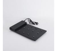 Zafferano Base di ricarica con contatti magnetici multipli per lampada Poldina Micro 12 max - nero plastica LD0490RP