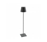 ZAFFERANO Poldina PRO XXL Lampada da Terra/Tavolo Grigio Scuro Grigio