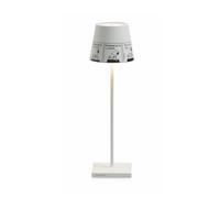 Zafferano S.R.L. Poldina pro peanuts lampada da tavolo ricaricabile di zafferano - bianco strip Poldina pro peanuts lampada da tavolo ricaricabile di zafferano - bianco strip