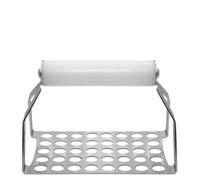 Utensile da cucina per 30 polpettine di carne Poldino POLPETTINO FORO 16 mm Dimensione 15,4x9,41xh 11 cm con manico cromo