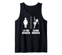 Pole Dance per Il Fidanzato Divertente La Mia Ragazza Pole Canotta
