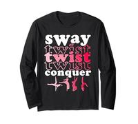 Pole Dance Polerina Sway Twist Conquer Maglia a Manica