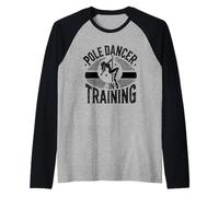 Pole Dancer Formazione Pole Dancing Maglia con Maniche Raglan