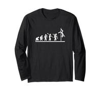 Pole Dancing Evolution Donne Divertente Pole Dance Maglia a Manica