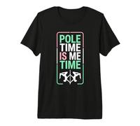 Pole Time Is Me Time Pole Dance Pastello Maglietta Premium