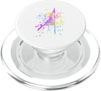 Poledance Bar Fitness Paint Splatters Donne Pole Dance PopSockets PopGrip per MagSafe