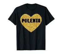 Polenta I Love Polenta Cibo Divertente Maglietta