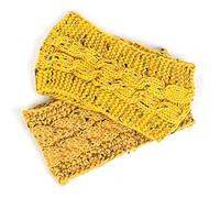 POLGDW Cerchietto per Capelli 2PCS Winter Headbands for Women Warmer Knit Soft Elastic Crochet Headband Chunky Head Wrap Elastici per Capelli(Y46)