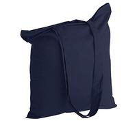 POLHIM Borsa tote in cotone - Borsa a tracolla in tessuto estivo per spesa, shopping, palestra - Borse Shopper ecologiche, riutilizzabili, 38 x 42 cm, 10 pezzi