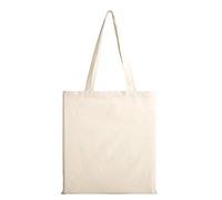 POLHIM® Sacchetti di stoffa non stampati 38 x 42 cm 220 g/m2 - Borsa in cotone versatile e durevole come borsa da trasporto e borsa in tessuto sostenibile per ogni occasione., naturale
